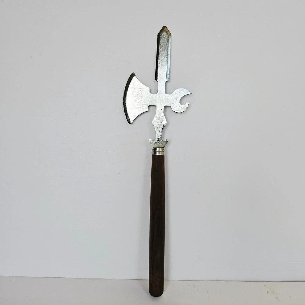 Vintage Japan Halberd Battle Axe Letter Opener Bottle Opener Medieval Gothic